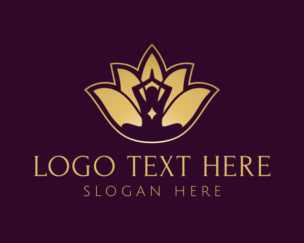 Yoga logo example 4