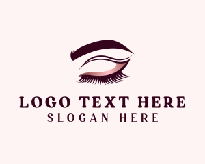Beauty Eyelashes Lashes logo design