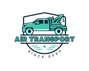 Tow Truck Transport logo design