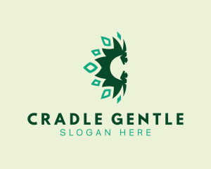 Reptile Dragon Letter C logo design