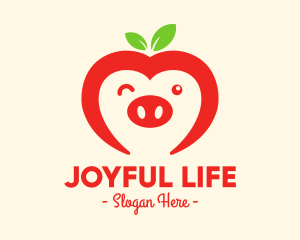 Happy Fruit Pig logo