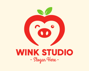 Happy Fruit Pig logo