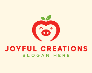 Happy Fruit Pig logo