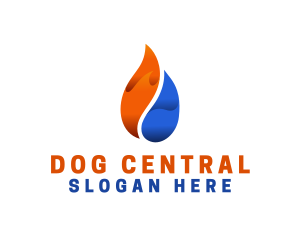 Hot Cold Thermal logo design