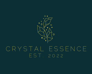 Sparkling Crystal Plant logo design