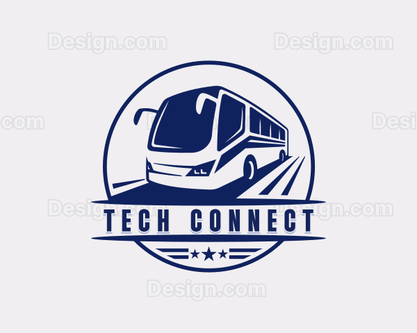 Tourism Bus Vehicle Logo