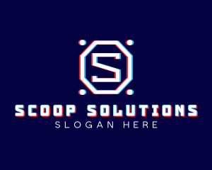 Static Motion Letter S logo design