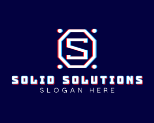 Static Motion Letter S logo design