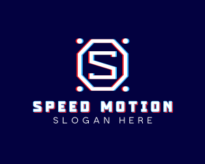 Static Motion Letter S logo design