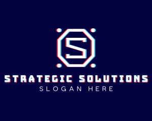 Static Motion Letter S logo design