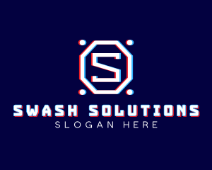 Static Motion Letter S logo design