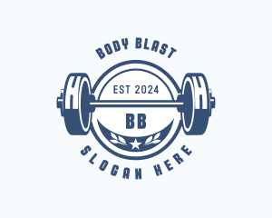 Barbell Bodybuilder Weights logo