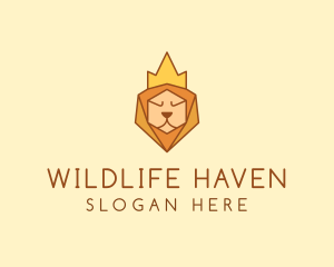 Royal Wild Lion logo design