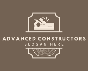 Carpentry Wood Planer logo design