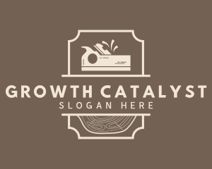 Carpentry Wood Planer logo design