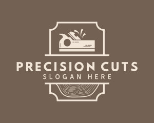 Carpentry Wood Planer logo design