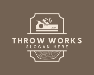 Carpentry Wood Planer logo design