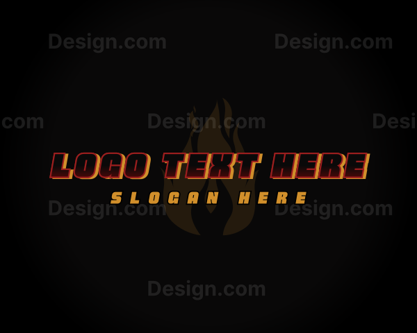 Hot Fire Flame Logo