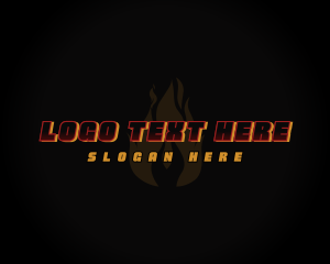 Hot Fire Flame Logo