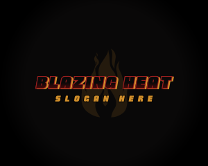 Hot Fire Flame logo