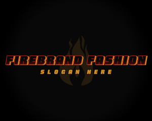 Hot Fire Flame logo