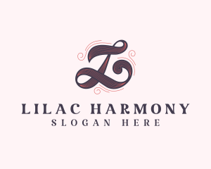 Fancy Hairdresser Salon Letter L logo design