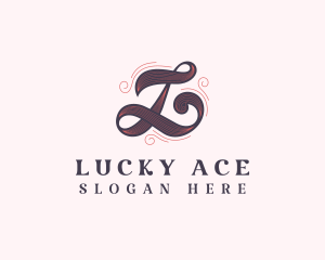 Fancy Hairdresser Salon Letter L logo design