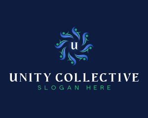 People Unity Support logo design