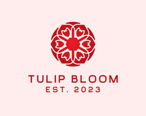 Symmetrical Tulip logo