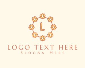 Natural Eco Flower logo