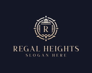 High End Regal Crest logo design