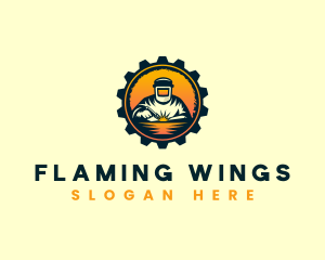 Steelworks Welding Fabrication logo design