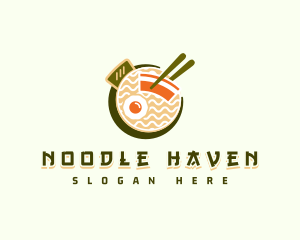 Asian Ramen Noodles logo design