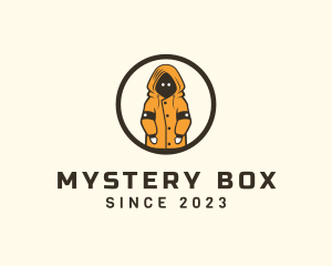 Mysterious Hoodie Raincoat logo design