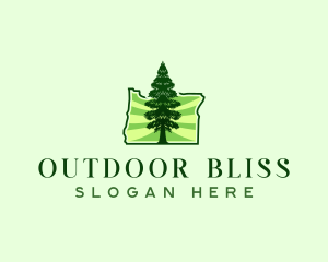 Oregon Tree Douglas Fir logo design