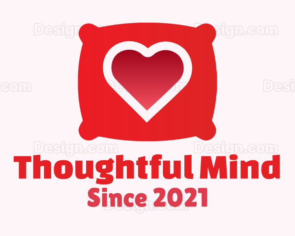 Red Pillow Heart Logo