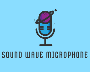 Planet World Microphone  logo