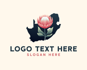 South Africa Flower logo