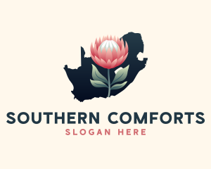 South Africa Flower logo