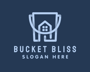 House Cleaning Bucket logo design