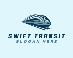 Fast Train Transportation logo design