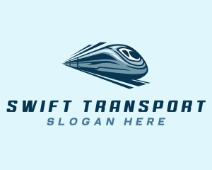 Fast Train Transportation logo design