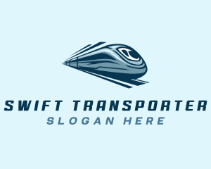 Fast Train Transportation logo design