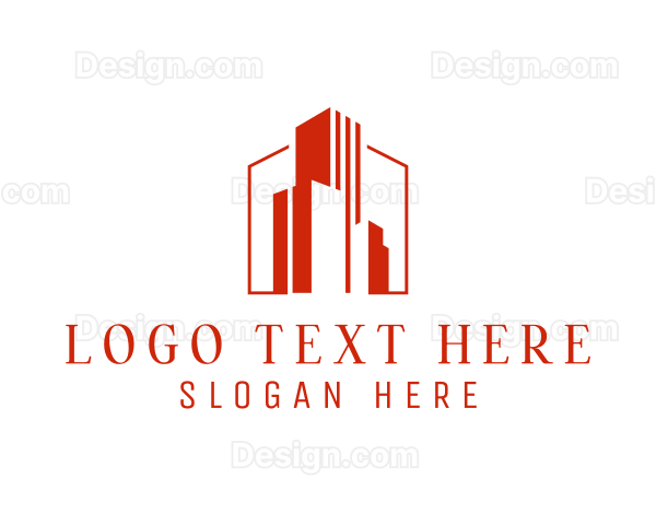 Minimalist Building Architect Logo