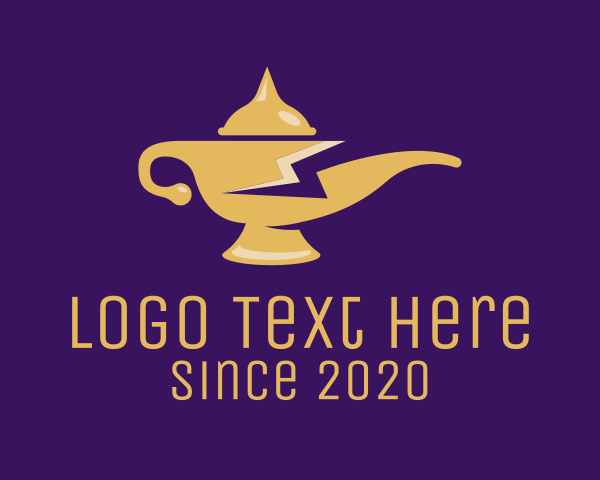 Magic Lamp logo example 1