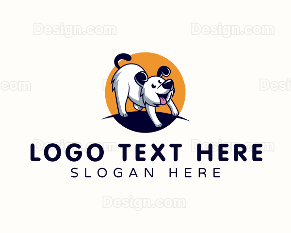 Dog Pup Veterinary Logo
