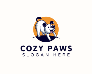 Dog Pup Veterinary logo design