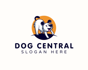 Dog Pup Veterinary logo design