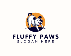 Dog Pup Veterinary logo design