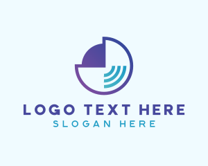 Music Signal Outline Logo